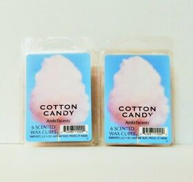 Ambi Escents Scented Wax Cubes Cotton Candy 2 Packs 6 In Each Rare