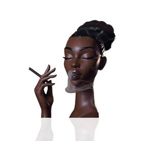Aobod 718765249700 Black Woman Head Scents Smoking Incense Burner Design Calming Room Water