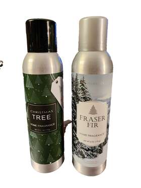Ap Fragrance 756025211265 Lot Of 2 Scented Holiday Room Sprays Frasier Fir And Christmas Tree