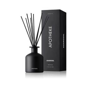 Apotheke 602573084212 Charcoal Reed Diffuser 6.7oz Luxury Aromatherapy Home Fragrance Sticks