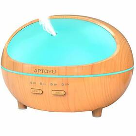 Xxj-mw-01 Aptoyu Essential Oil Diffuser 300ml Wood Grain Ultrasonic Aromatherapy With