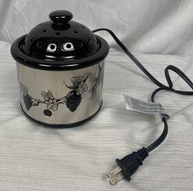 Aroma 021241221047 Electric Potpourri Pot Simmering Crock Grape Design Works