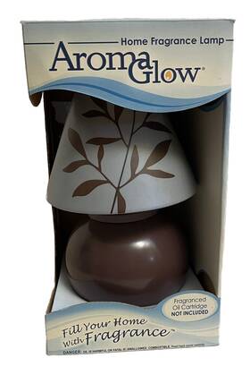 Aroma Glow 076354471124 Home Fragrance Lamp Smokeless Uses An Oil Cartridge - Not Included