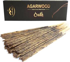 Aroma Valley 445050720721 Oud Agarwood Incense Sticks - Artisan Luxury Masala Handcrafted Long-b