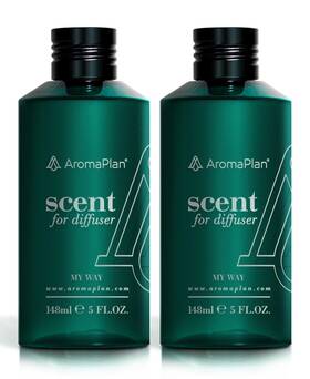 Aromaplan 785249152276 Hotel Scents My Way 5oz 2 Pack Luxury Aroma Diffuser Oil Usa Made Long-las