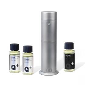 Ap-3003 Aromar Plus Waterless Aroma Diffuser Hotel Collection Silver 3 Bottles Scent