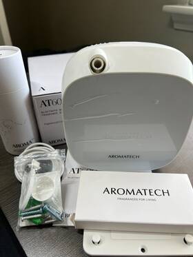 At-600 Aromatech Bluetooth Diffuser White With Essential Oil
