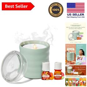 Aromatherapy Essential Oil Diffuser 810076213255 50-hour Usb Flameless Candle With Blends