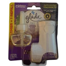 Aromatic Innovations 046500017889 Glade Pluglns Scented Oil Tranquil Lavender And Aloe
