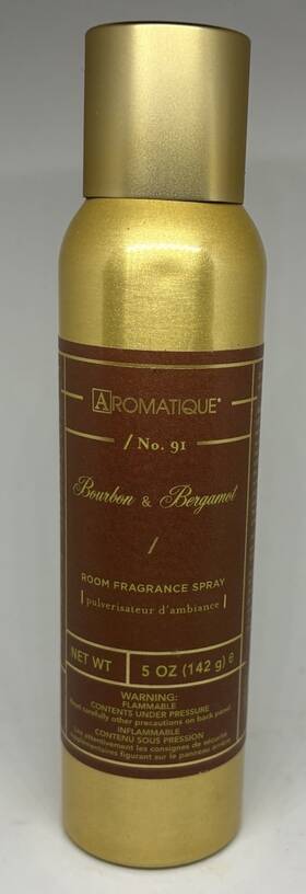 Aromatique 719997241333 Bourbon Bergamot Room Spray Fragrance 5oz