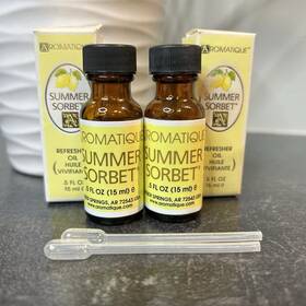 Aromatique 719997798257 2- New Summer Sorbet Potpourri Refresher Oils .5 Oz 15 Ml Each