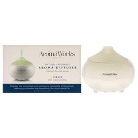 Aromaworks 060283071802 Natural Fragrance Aroma Diffuser - Soft Mood Led Lighting Fills The Room Wi
