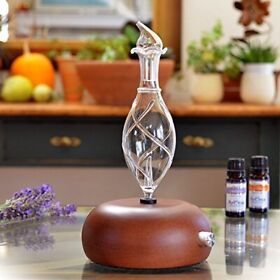 Aromis Aromatherapy Diffuser Professional Grade Wood And Glass Orbis Nox