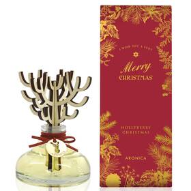 Aronica 850049815116 Christmas Tree Diffuser - Hollyberry Scent Decorations Red Reed Di