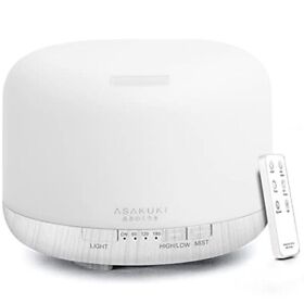 Asakuki 500ml Premium Essential Oil Diffuser With Remote Control 5 In 1