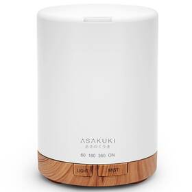 Asakuki 610895129603 300ml Essential Oil Diffuser Quiet 5-in-1 Premium Humidifier Natura