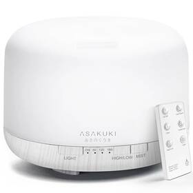 Asakuki 610895129986 500ml Premium Essential Oil Diffuser With Remote Control 5 In 1 Ultr