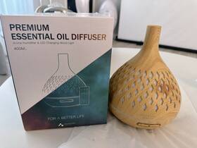 X003b4h4kr Asakuki Essential Oil Diffuser 400ml Aroma Humidifier Led Mood Light Remote