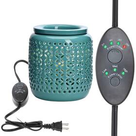 Asawasa 704768153731 Ceramic Wax Melt Warmer With Timercandle For Scented And Essenti