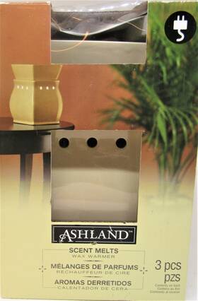 Ashland 400100887554 Intertek 3 Pcs Beige Ceramic Scent Melts Wax Warmer