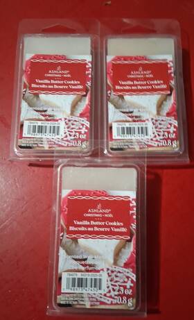 784079 Ashland 3 Sets Of Christmas Noel Scented Wax Melts Vanilla Butter Cookies