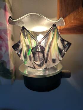 Atb 795735308998 Aroma Lamp Electric Oil Warmer Plug In Tart Wax Melt Burner Fragrance Nightlight