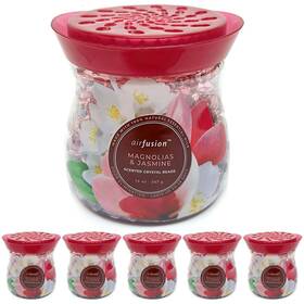 D-99810-12-6pc Atb 6 Magnolia Jasmine Odor Eliminator Air Freshener Crystal Beads Neutralizer 14oz