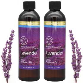 Lavender-612019656163-2 Atb 2 X Lavender Scent Fragrance Oil Burner Warmer Air Diffuser Aromatherapy Spa 8oz