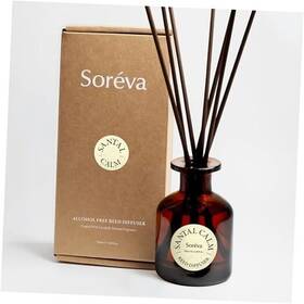 202510 Atelier Aure Co. Ltd. Sor Va Plant-based Reed Diffuser Set - Sandalwood And Cedar Scent Santal Calm