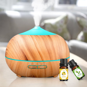 Aukfa Aroma Diffuser For Essential Oil Large Room Diffusers Set Ultrasonic 550