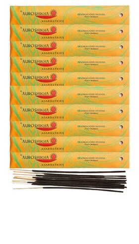 Auroshikha 427007160927 Frankincense Incense 10 Sticks Pack