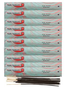 A10-m Auroshikha 10-pack Musk Incense 10 Sticks