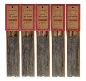 Auroshikha Agarbathies 427128657054 Natural Resin Gum Benzoin Loban - Sambrani Incense Sticks 5 Pack Total O