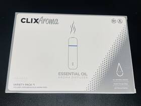 Autotex Clix Aroma 655368742002 New Sealed Essential Oil Diffuser With Variety Pack