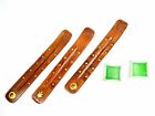 Awww110-7 Handmade Mango Wood Stick Incense Holder Ceramic Cone Set Of
