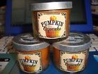 B 3 Bath Body Mini Candles 1.3 Oz Pumpkin Cupcake Fall Or Halloween 0667528344780