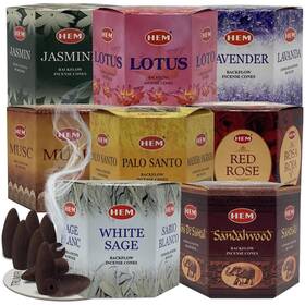 Backflow Incense Cones 720132741748 Aromatic 320 Count Variety Set - Perfect For Relaxation