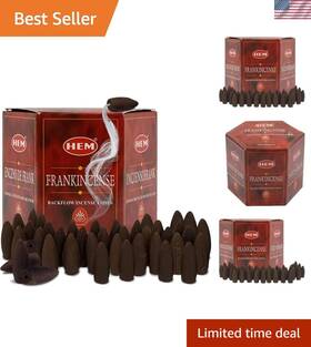 Backflow Incense Cones 720132743384 Natural Frankincense For Fountain - 40 Eco-friendly