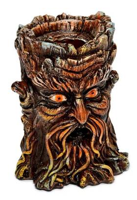 8642 Backflow Magic Mini Incense Burner Tree Of Wisdom Man 5 Cones