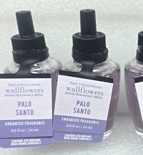 Bath And Body Works 667557975832 Set Of 2 Palo Santo Wallflowers Wood Amber Musk New