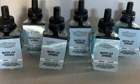 Bath And Body Works 667559267409 6 X Water Lily Springs Wallflower Refill Diffusers Sealed New