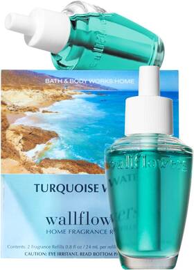 Bath And Body Works 744759250223 Turquoise Waters Scented Wallflowers Home Fragrance Refills O