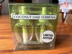 Bath And Body Works Coconut Lime Verbena Wallflowers Home Fragrance Refills 2 Pack