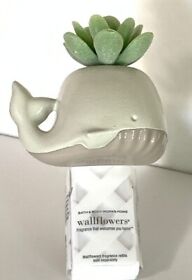 Bath And Body Works Whale Succulent Wallflower Diffuser Plug Plant Gray