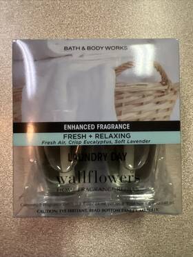 Bath And Bodywork S 667558217504 Body Works Wallflowers Laundry Day Refill Duo Set Of 2 New Fast Ship