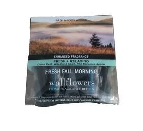 Bath & Body Works 0667557266848 And Fresh Fall Morning Enhanced Wallflowers Fragrance Refill 2 Pk