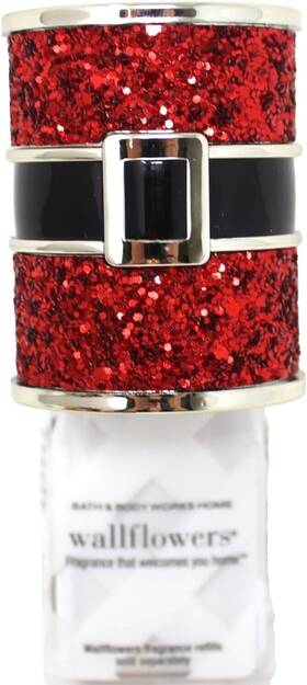 Bath & Body Works 066759336852 Glitter Santa Suit Belt Wallflower Fragrance Plug