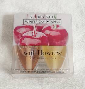 Bath & Body Works 667525529111 And / Slatkin Co. Winter Candy Apple Wallflowers 2 Bulb Set