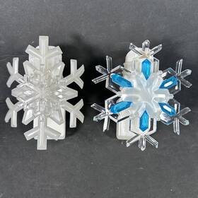 Bath & Body Works 667531293907 And Wallflower Diffuser Light Up Christmas Winter Snowflake Set P2