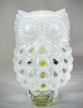 Bath & Body Works 667532867961 New Pearly White Owl With Piercings Wallflower Nightlight And Plug